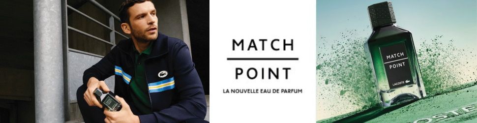 Nouveauté Lacoste : Match Point Eau de Parfum