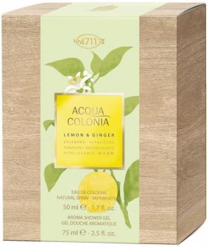 Coffret 4711 Acqua Colonia Lemon & Ginger : Eau de Cologne 50 ml + Gel douche 75 ml