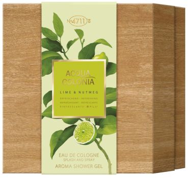 Coffret 4711 Acqua Colonia Lime & Nutmeg : Eau de Cologne 170 ml + Gel douche 200 ml