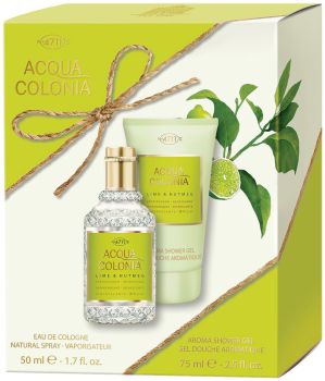 Coffret 4711 Acqua Colonia Lime & Nutmeg : Eau de Cologne 50 ml + Gel douche 75 ml