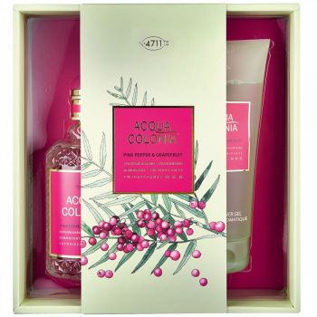 Coffret 4711 Acqua Colonia Pink Pepper & Grapefruit : Eau de Cologne 170 ml + Gel Douche 