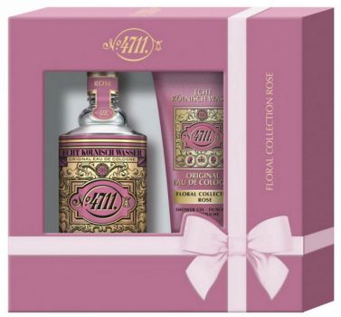 Coffret 4711 Collection Florale Rose : Eau de Cologne 100 ml + Gel Douche