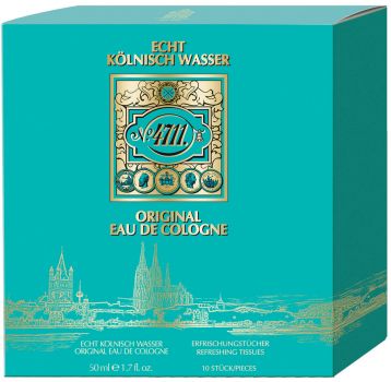 Coffret 4711 Original : Eau de Cologne 50 ml + Lingettes x 10