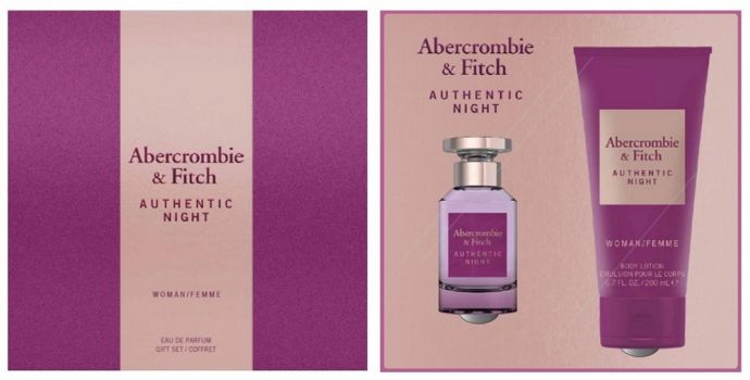 Coffret Authentic Night : Eau de Parfum 50 ml + Émulsion pour le corps