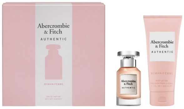 Coffret Authentic pour femme : Eau de parfum 50 ml + Émulsion Corps