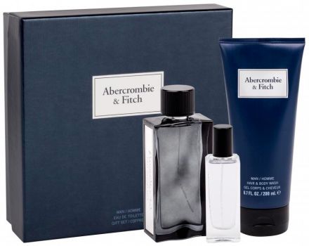 Coffret First Instinct Blue Homme : Eau de toilette 100 ml + 15 ml + Gel douche 200 ml