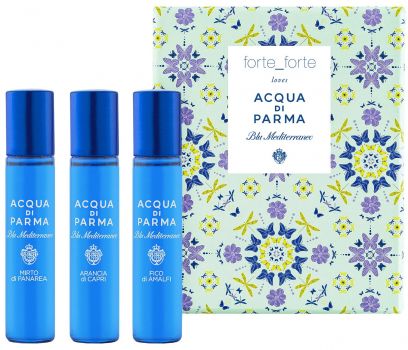 Coffret Blu Meditteraneo Forte Forte : Eau de Toilette Arancia di Capri + Eau de Toilette Fico di Amalfi + Eau de Toilette Mirto di Panarea
