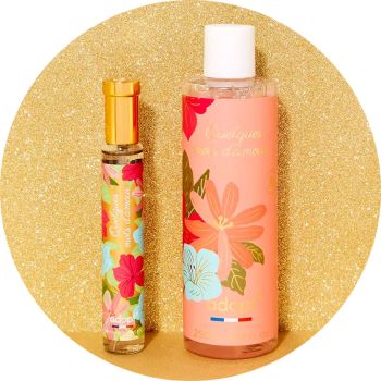 Coffret Quelques Mots d'Amour : Eau de parfum 30 ml + Gel douche 250 ml