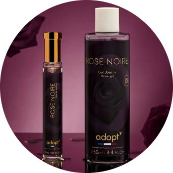 Coffret Rose Noire : Eau de parfum 30 ml + Gel douche 250 ml