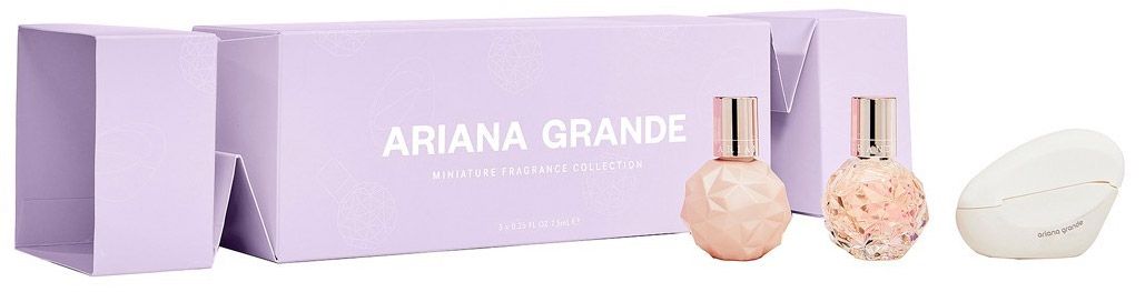 Coffret Ariana Grande Noël 2024 : Eaux de parfum Ari 7.5 ml + Sweet Like Candy 7.5 ml + MOD Vanilla 7.5 ml