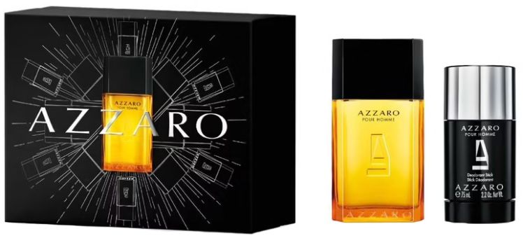 Coffret Azzaro pour Homme : Eau de toilette 100 ml + Déodorant 75 ml