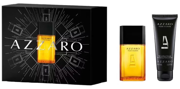 Coffret Azzaro pour Homme : Eau de toilette 50 ml + Shampooing 75 ml