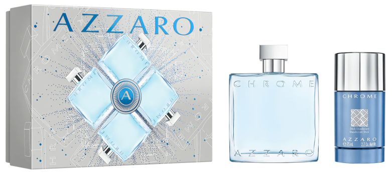 Coffret Chrome 2022 Noël : Eau de toilette 100 ml + Déodorant 75 ml