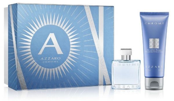 Coffret Chrome : Eau de toilette 50 ml + Shampoing