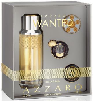 Coffret Wanted 2022 Fête des Pères : Eau de Toilette 30 ml + 3 Pin's Collector