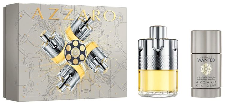 Coffret Wanted 2022 Noël : Eau de toilette 100 ml + Déodorant 75 ml