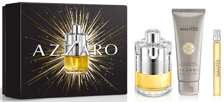Coffret Wanted Noël 2024 : Eau de toilette 50 ml + Format voyage 10 ml + Gel douche 75 ml