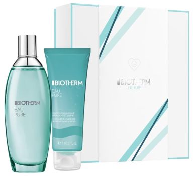 Coffret Eau Pure : Eau de toilette 100 ml + Gel douche 75 ml 