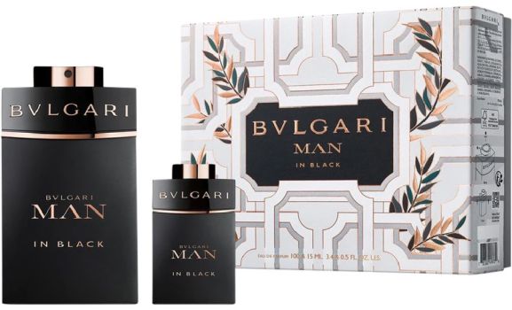 Coffret Bvlgari Man In Black : Eau de parfum 100 ml + Eau de parfum 15 ml