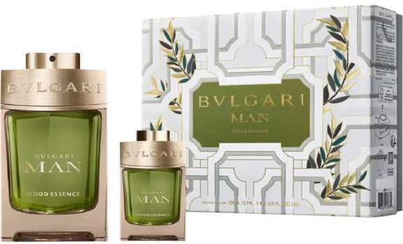 Coffret Bvlgari Man Wood Essence : Eau de parfum 100 ml + Eau de parfum 15 ml