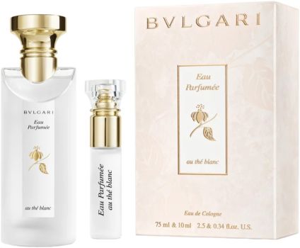 Coffret Eau Parfumée Thé Blanc : Eau parfumée 75 ml + Eau parfumée 10 ml