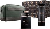 Bulgari Coffret Man In Black : Eau de Parfum 100 ml + Baume après rasage + Trousse pas chers