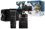 Bulgari Coffret Man In Black : Eau de Parfum 100 ml + Baume après rasage + Trousse pas chers