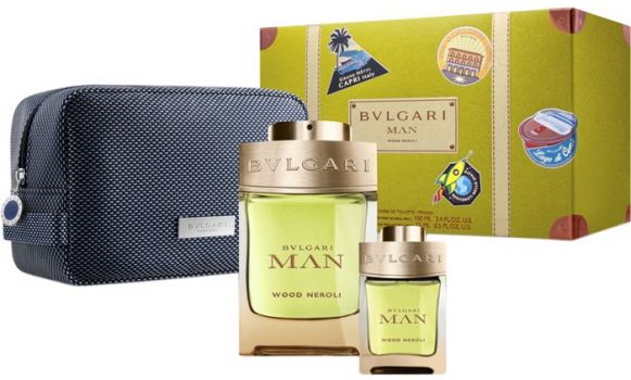 Coffret Man Wood Neroli : Eau de Parfum 100 ml + Vaporisateur Format Voyage + Trousse