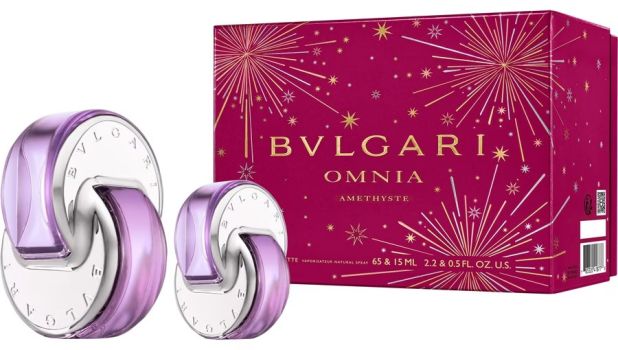 Coffret Omnia Amethyste Noël 2022 : Eau de toilette 65 ml + Eau de toilette 15 ml