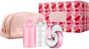 Bulgari Coffret Omnia Pink Sapphire : Eau de toilette 65 ml + Gel Douche + Lait Corps + Pochette pas chers