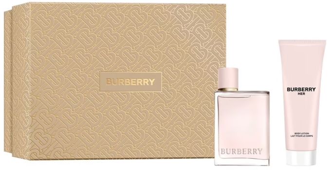 Coffret Burberry Her Noël 2023 : Eau de parfum 50 ml + Lait corps 75 ml