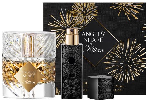 Coffret Angels' Share Noël 2023 : Eau de parfum 50 ml + Eau de parfum 7.5 ml + Talisman