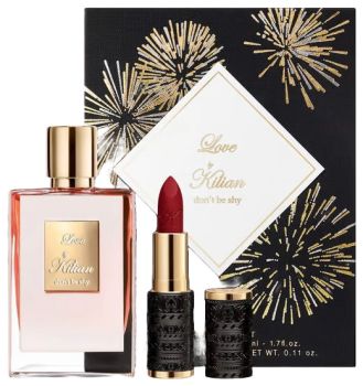 Coffret Love, Don't Be Shy Noël 2023 : Eau de parfum 50 ml + Rouge à lèvres