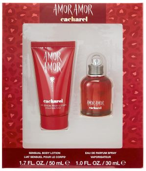 Coffret Amor Amor : Eau de toilette 30 ml + Lait pour le corps 50 ml
