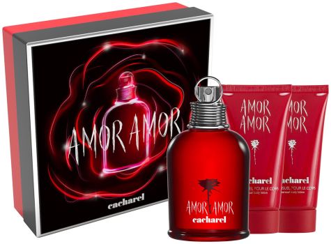 Coffret Amor Amor Noël 2024 : Eau de toilette 50 ml + 2 Laits corps 50 ml