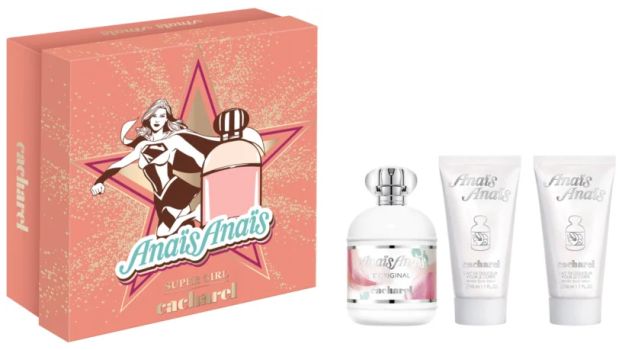 Coffret Anaïs Anaïs Noël 2023 : Eau de toilette 100 ml + Lait corps 50 ml + Lait corps 50 ml