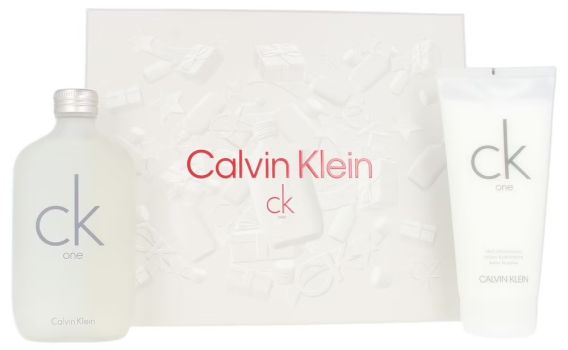 Coffret CK One 2023 : Eau de toilette 200 ml + Lait corps 200 ml