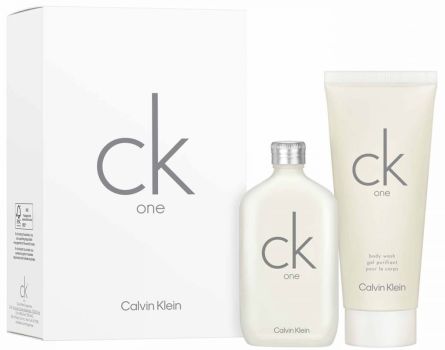 Coffret CK One : Eau de toilette 50 ml + Gel douche 100 ml