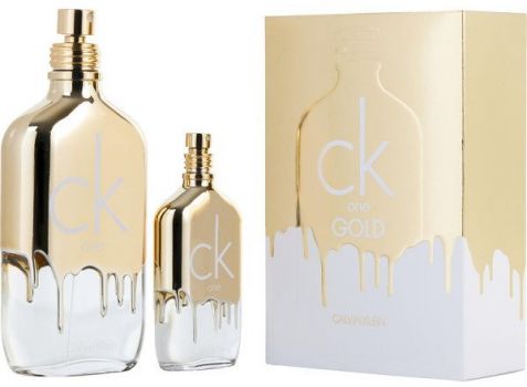 Coffret CK One Gold : Eau de Toilette 200 ml + Eau de Toilette 