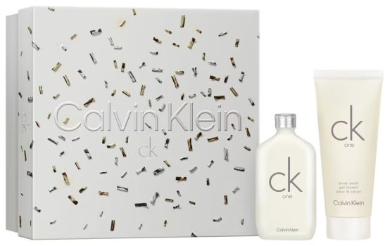 Coffret CK One Noël 2023 : Eau de toilette 50 ml + Gel douche 100 ml