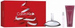 Calvin Klein  Coffret Noël Euphoria : Eau de Parfum 100 ml + Vaporisateur Voyage + Lait Corps pas chers