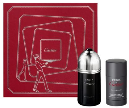 Coffret Pasha Edition Noire : Eau de Parfum 100 ml + Déodorant stick 