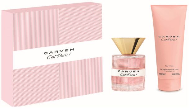 Coffret C'est Paris ! Pour Femme : Eau de parfum 50 ml + Lait corps 100 ml