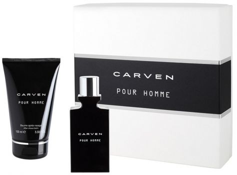 Coffret Carven pour Homme : Eau de toilette 50 ml + Baume après-rasage