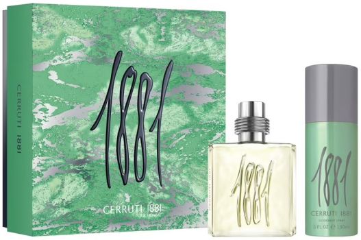 2022 Pour pas 100 + Eau Homme Noël ml : Cerruti cher 150 ml toilette Coffret 1881 Déodorant de 1881