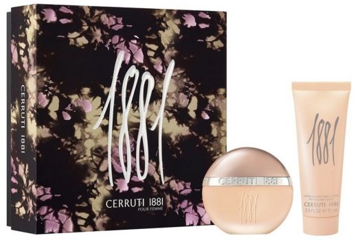 Coffret Cerruti 1881 pour Femme : Eau de toilette 50 ml + Lotion Corps