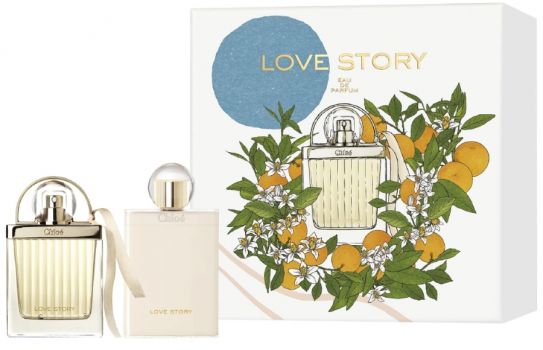 Coffret Love Story 2021 : Eau de Parfum 50 ml + Lait Corps