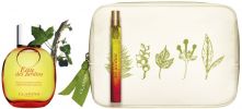 Clarins Coffret Eau des Jardins : Eau de soin 100 ml + Vaporisateur Voyage + Trousse pas chers