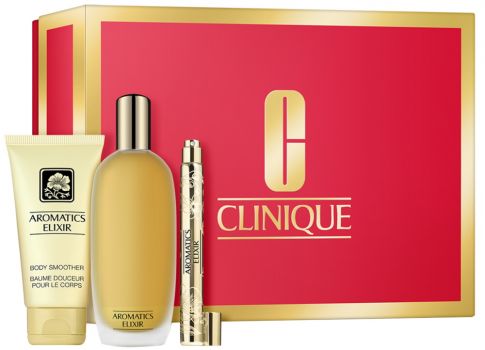 Coffret Aromatics Elixir : Eau de Parfum 100 ml + Vaporisateur format Voyage + Baume Corps