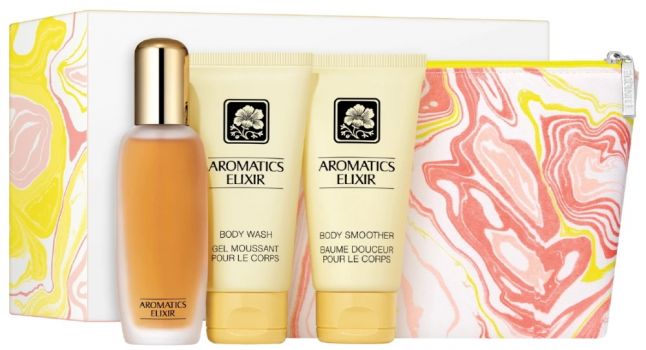 Coffret Aromatics Elixir : Eau de Parfum 45 ml + Baume Corps + Gel Douche 